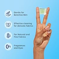 Vista 3 de Dropps Sensitive Skin Laundry Detergent Pods, Unscented (160 Count) - Dermatologist Tested Laundry Pods - HE Compatible Laundry Supplies for Clean