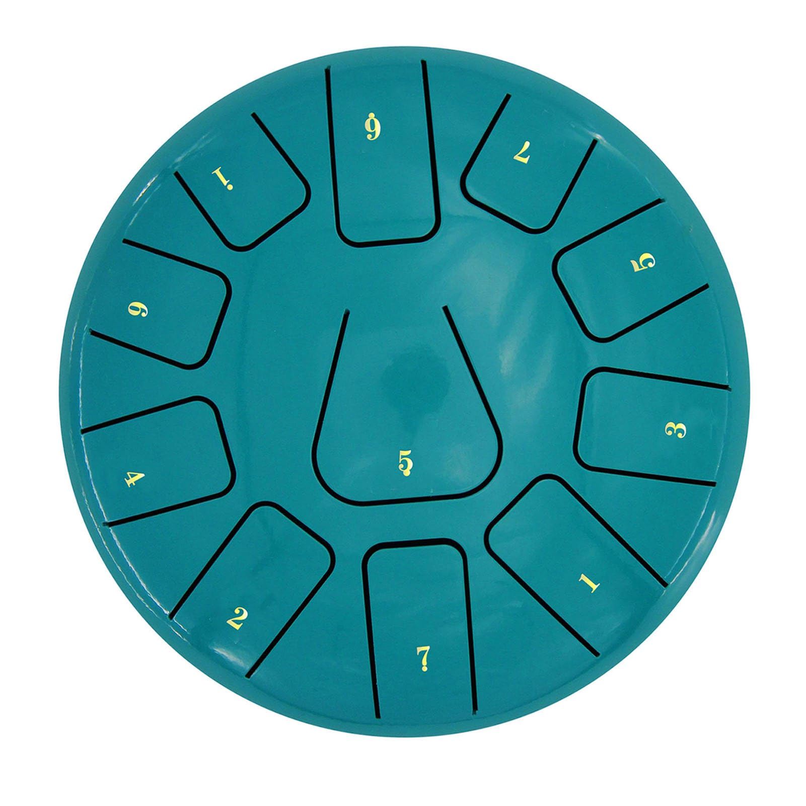 Domary Tamburo con Lingua in Acciaio da 11 Note, Tamburo a Mano con Plettri per Mazze e Borsa per Principianti di Meditazione Yoga