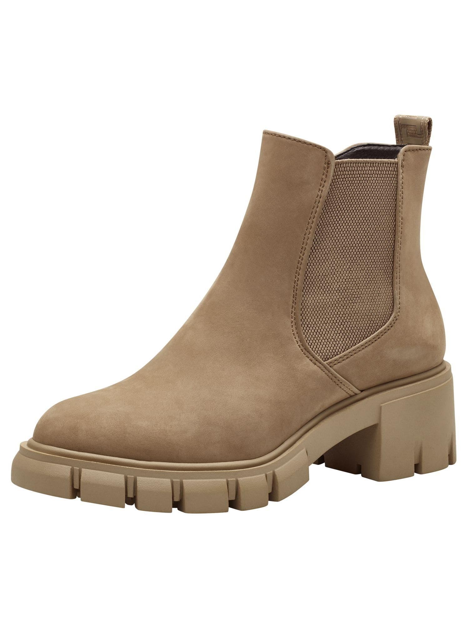 Tamaris Women's Chelsea Boot 1-25419-41 Wide, camel, 3.5 UK