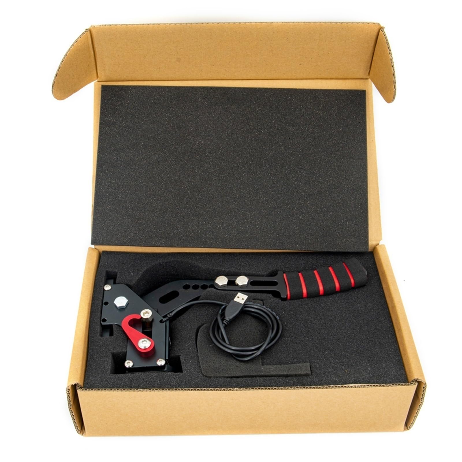 Dźwignia Hamulca Ręcznego Samochodu Czarny Pasuje Do Gier Wyścigowych Logitech 16Bit System Hamulca Ręcznego PC USB SIM Hamulec Ręczny Do Gier Wyścigowych G25/G27/G29 T500 T300