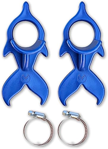 Soporte de manguera de piscina sobre el suelo, 2 unidades, soporte de tubo de filtro de 1.5 pulgadas, soporte de soporte de aspiración Intex,