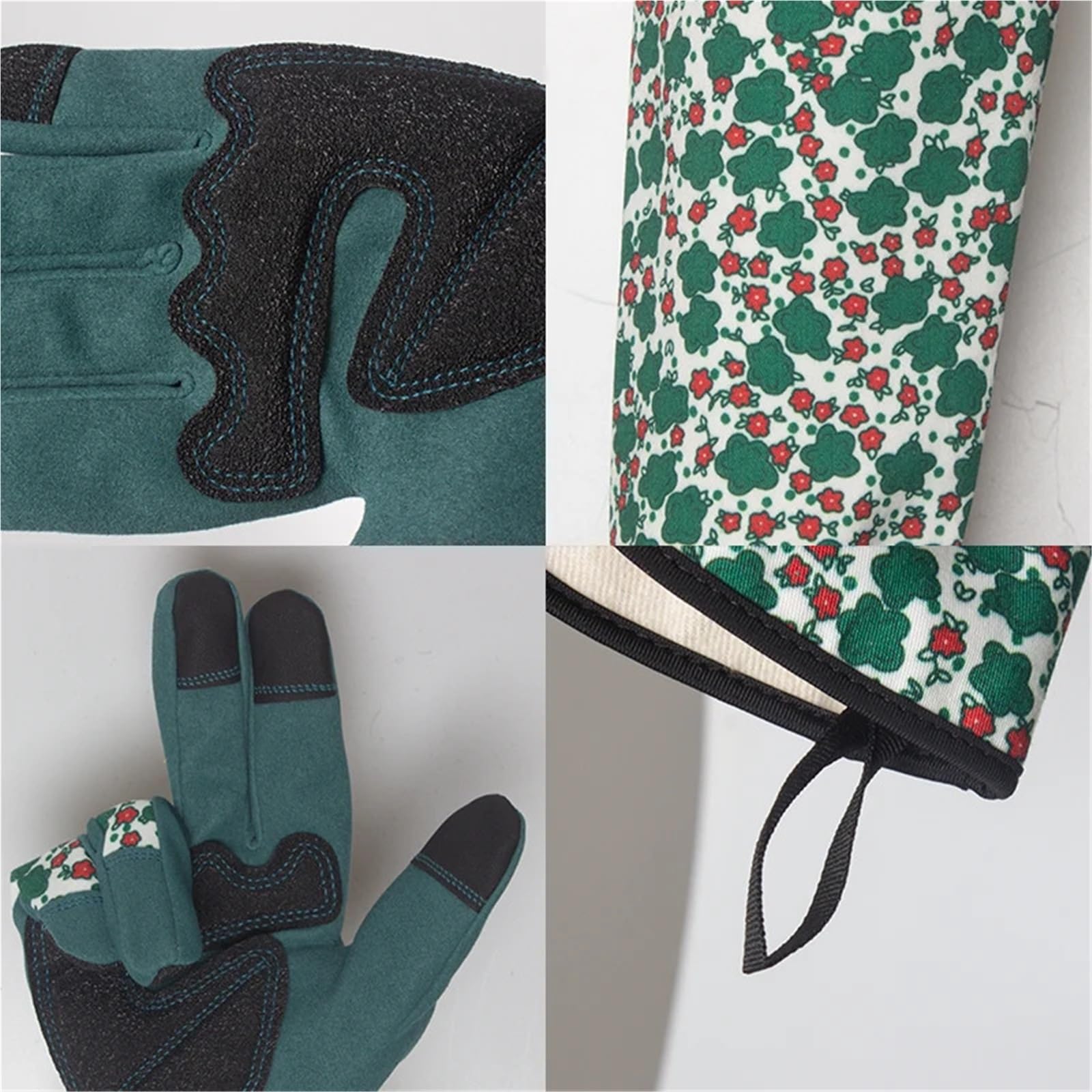 Guanti da giardinaggio lunghi donna antispina giardino for potatura di rose uomo lavoro traspiranti Per il giardinaggio(XL)