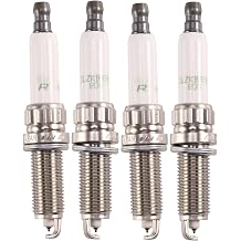 Spark Plug 4 Pcs Car Metal Spark Plug Iridium Platinum Spark Plug 95770 ILZKBR7B8DG 0242129512, Compatible With Peugeot Citroen Mini