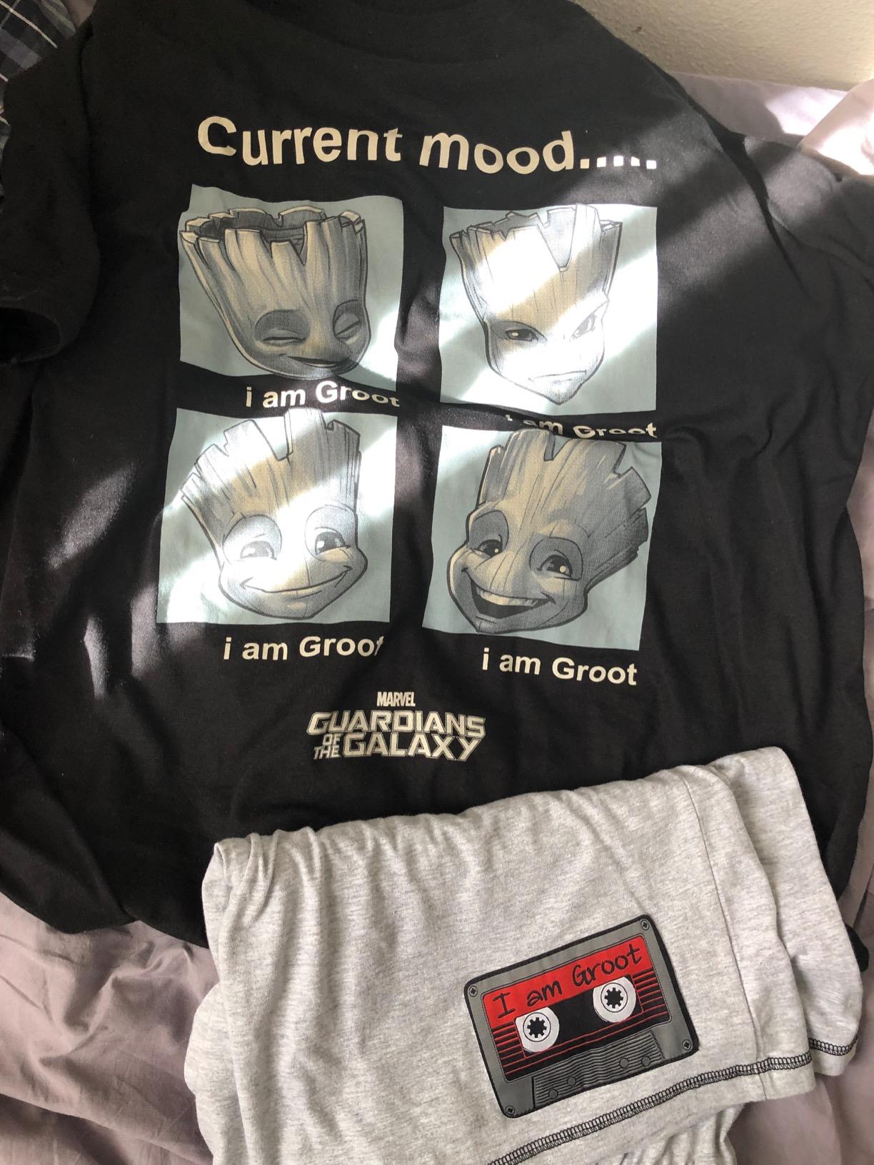 Pyjama court pour homme Marvel Les Gardiens de la Galaxie I am Groot ...