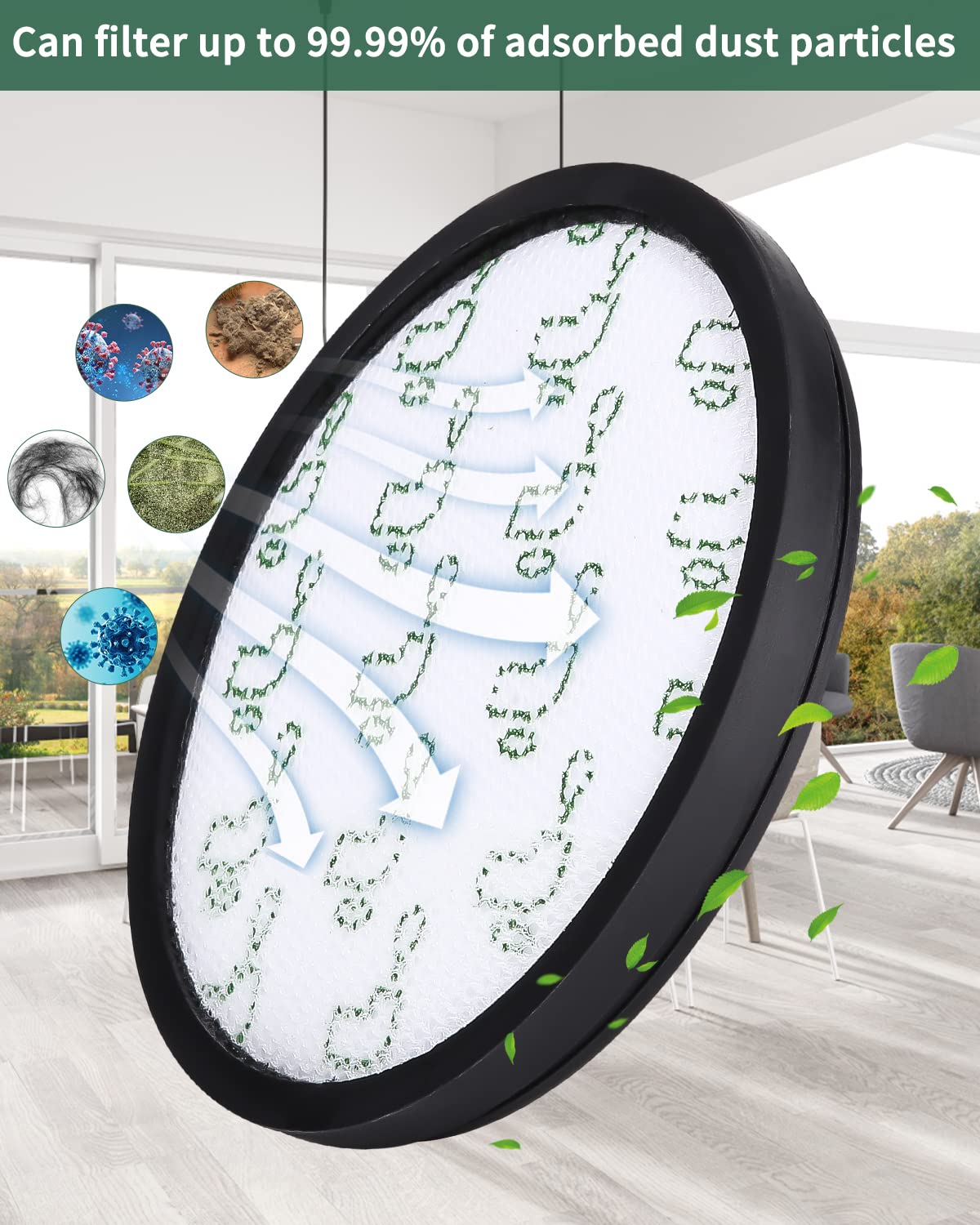 Kit Filtri HEPA Per Rowenta X-Trem Power Cyclonic - 2 Filtri Pre-Motore E 2 HEPA Lavabili, Compatibile Con RO6941EA RO6951EA Ecc. - Foto 9