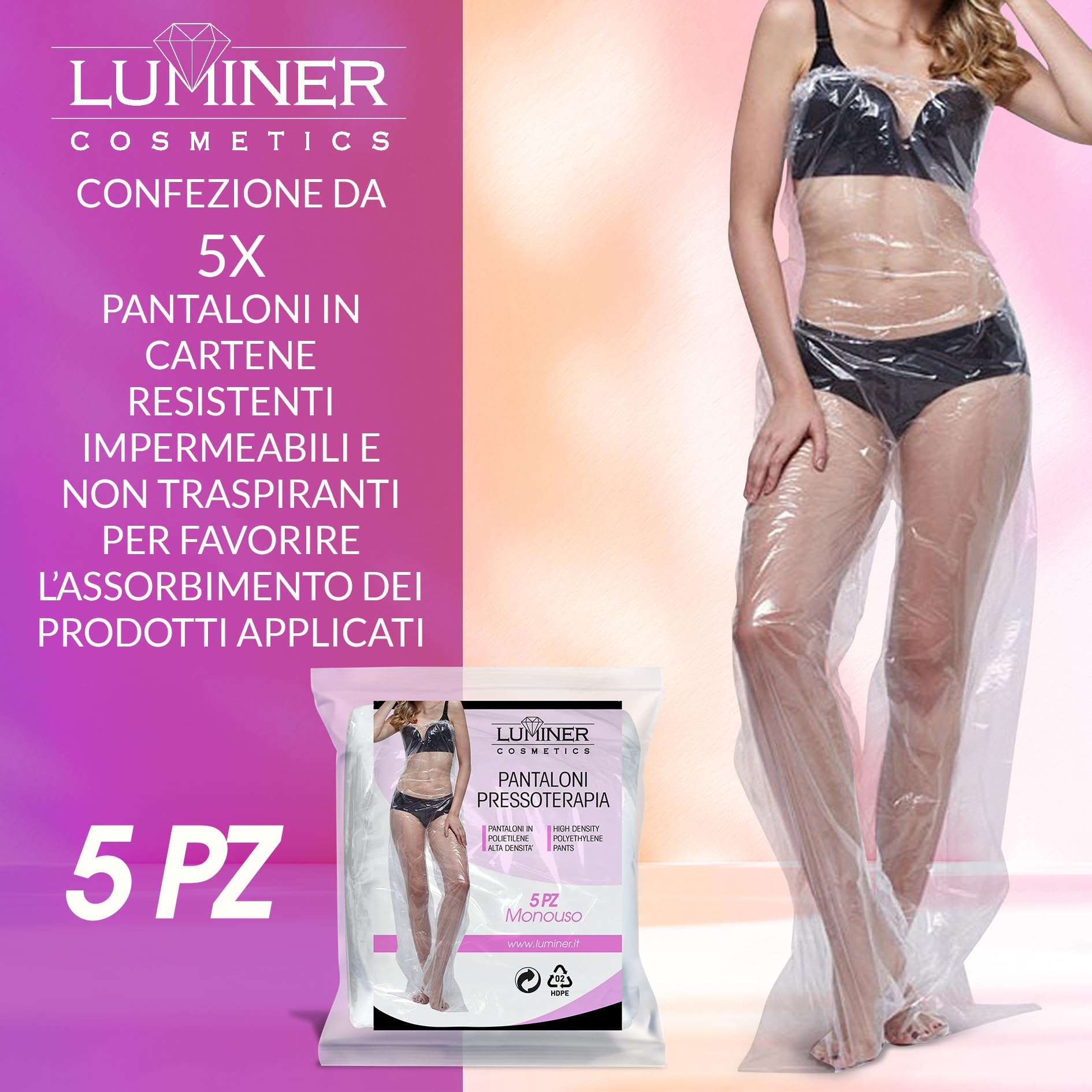 Dinamicamed ® Premium 4.0 Pressoterapia Linfodrenaggio Professionale Digitale Compact, Pressoterapia per Casa, Massaggio con 4 Camere d'Aria 2 Gambali, Fascia Addominale e 5 Pantaloni Polietilene