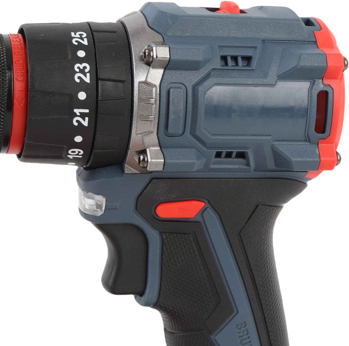 Cordless Drill Tool Kit, Carbon Steel 1500rpm 25 Gears Torsion Li Battery Powered Electric Screwdriver & Drill Set with LED Lighting & Battery Indicator for Repair (US Plug)