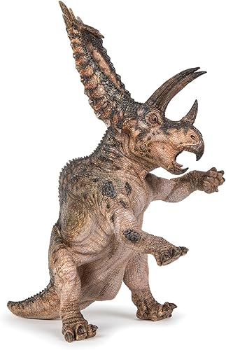 PAPO - Pentaceratops - Figura realista - para mayores de 3 años - Colección de dinosaurios - Pintada a mano - Muy detallada - Duradera y educativa -