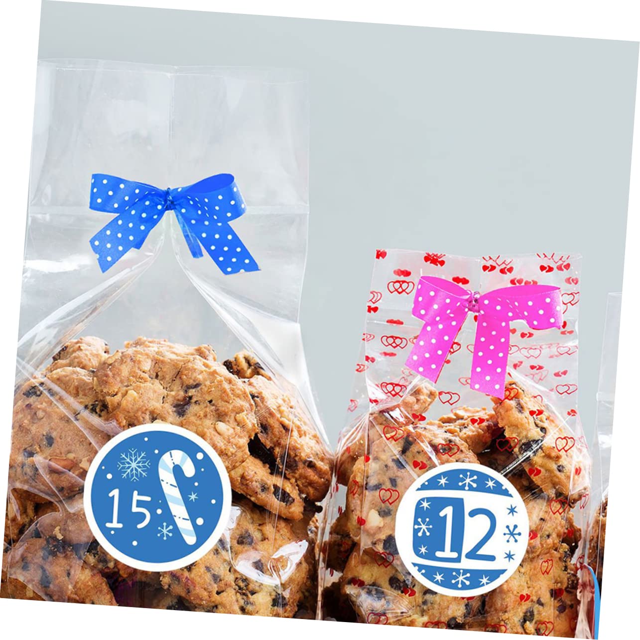 PRETYZOOM 100 Blatt Weihnachtskalender-Aufkleber Adventskalender Aufkleber mit Weihnachtssiegelnummer weihnachtskalender aufkleber weihnachtsbaumdeko Weihnachtsgeschenkanhänger Blue
