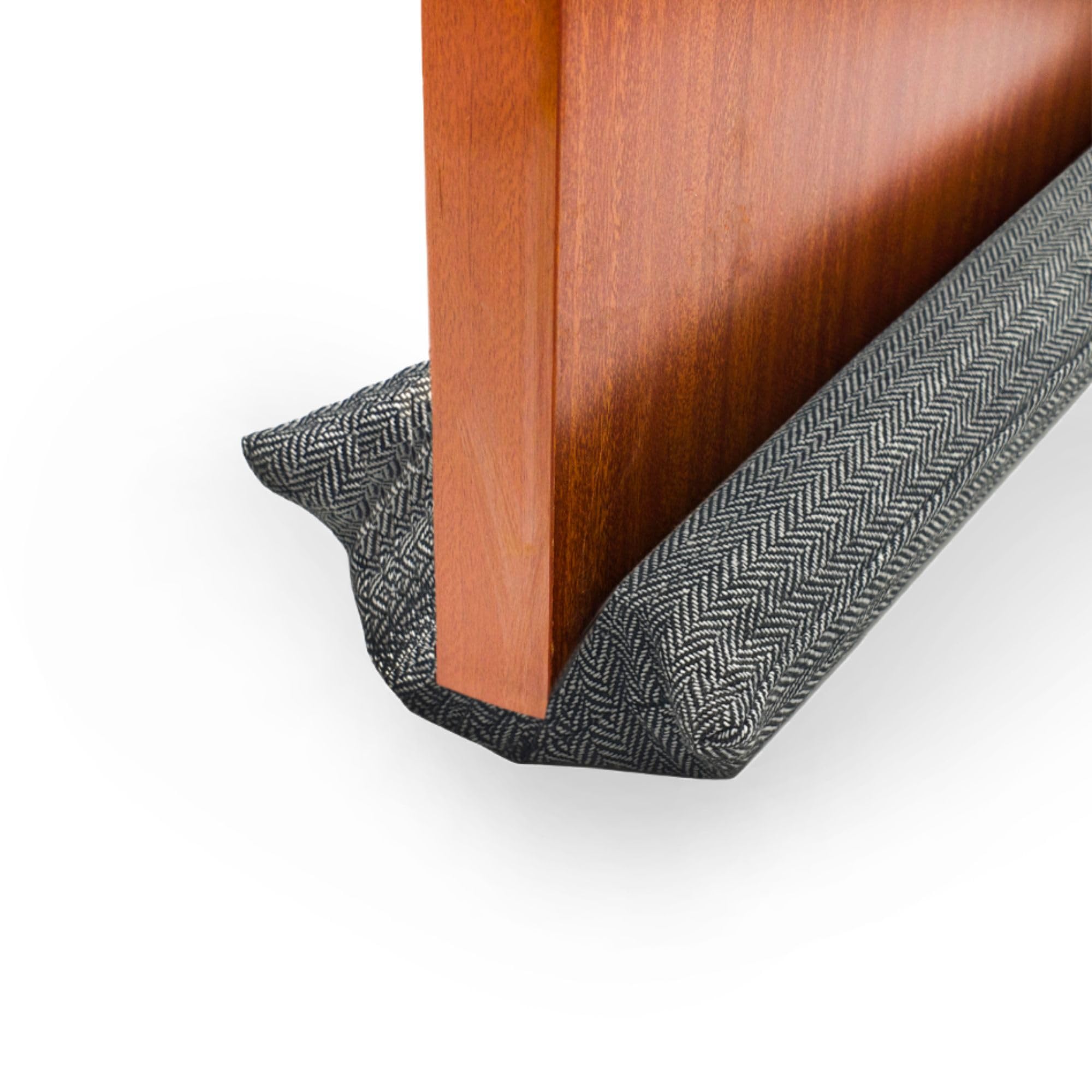 Burlete Aislante de Tela para Puertas. Burlete Doble Ajustable entre 80-90 cm. Burlete Reutilizable y Lavable para Ventanas y Puertas contra Corrientes de Aire, Ruido, Frío, Luz, Polvo, Insectos.