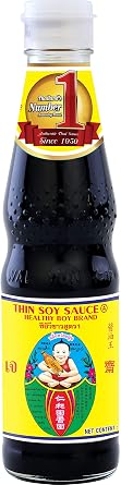 Healthy Boy Thin Soy Sauce, 10 Fl Oz, Product of Thailand, soy sauce, 10.0Fl Oz