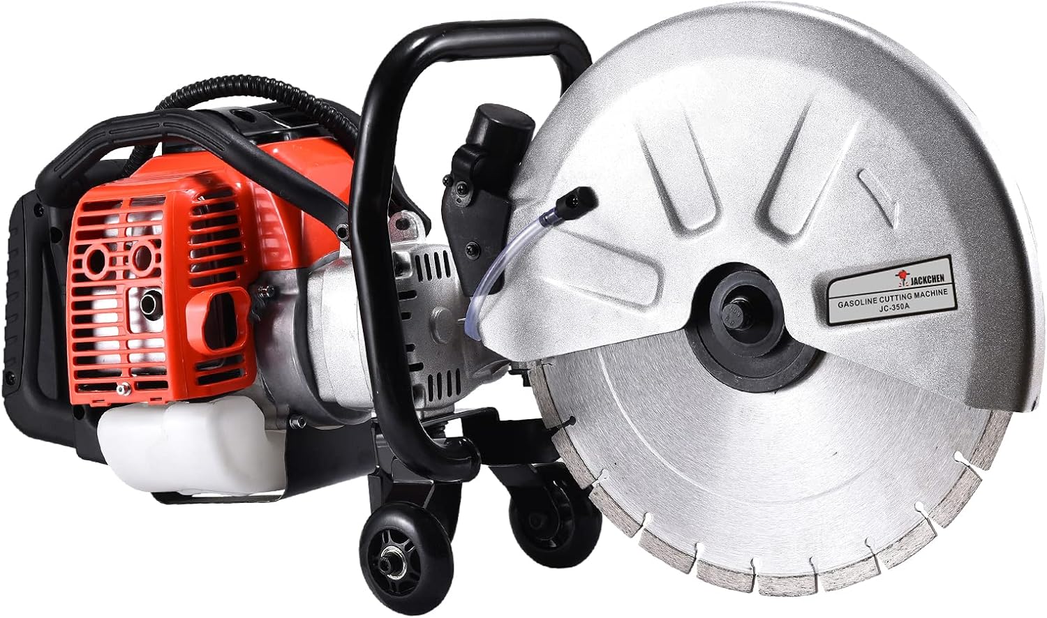 JACKCHEN Concrete Saw With EPA, 14 in Gas Powered Cut Off Saw, 2 Stroke
