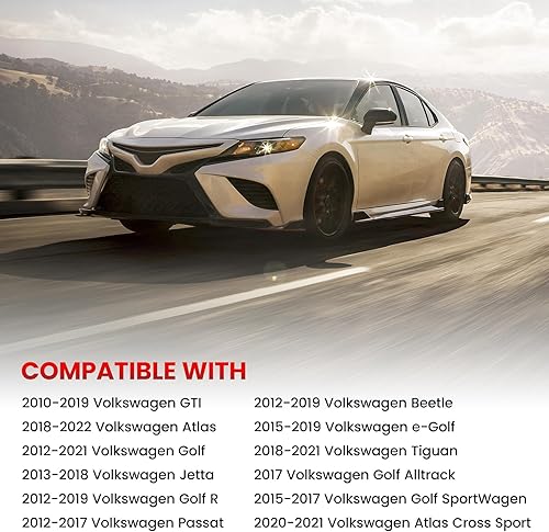 Miniatura 6 de SYERAL Actuador de cerradura de puerta 5K1837016E Pestillo de puerta lateral del pasajero delantero derecho compatible con Volkswagen Atlas Cross