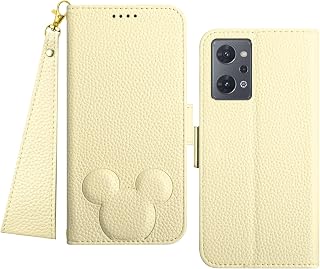 OPPO 対応 Reno7 A / Reno9 A ケース 手帳型 スマホカバー 高級PUレザー ソフトTPU カード収納 マグネット内蔵 スタンド機能 耐衝撃 全面保護 薄型 軽量 ゴールド