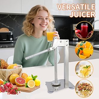 Manual desktop lemon squeezer fruit extractor nut grinder for fruit or nuts