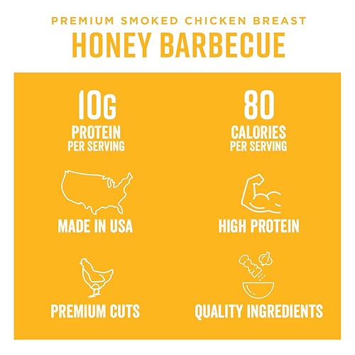 Miniatura 3 de Chef's Cut Real Chicken Honey Barbacoa Jerky, 2.5 onzas (paquete de 4)