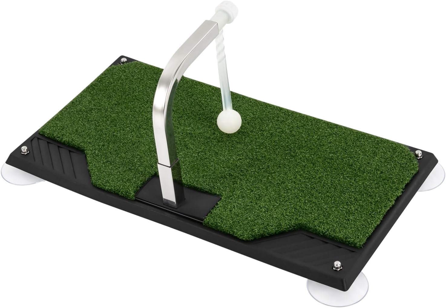 Golf Swing Trainer - Golf Training Equipment with 5 Height Adjustments - Club Practice Simulator in Home & Indoor - Portable Golf Swing Practice Mat