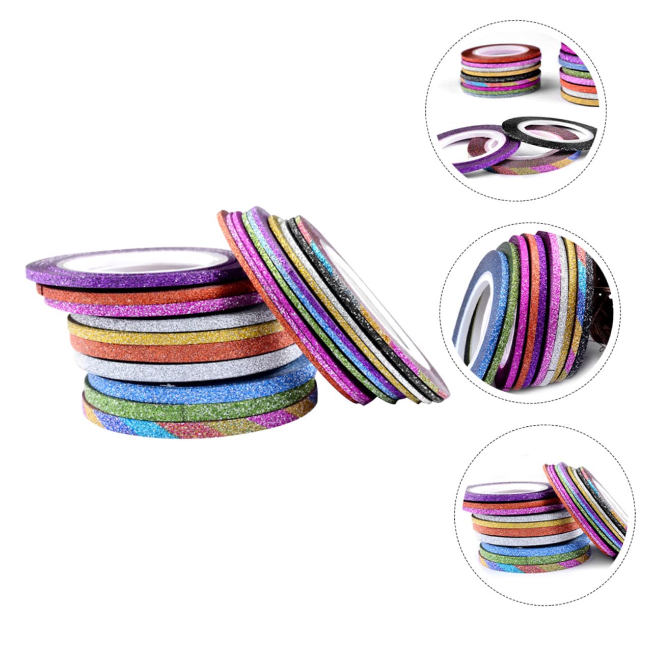 Beavorty 150piezas Cinta De Nail Art Striping Tape Para Decoración De Uñas Para Mujeres y