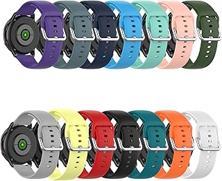 Hoopyeecase Silicone Pulseira de relógio Compatível com Amazfit GTS/GTS2/GTS 2e/GTS 2 mini, 20MM Banda Substituição Quick Release Pulseiras para Amazfit Bip U Pro/Bip/Bip Lite/Bip S/Bip S lite/Bip U