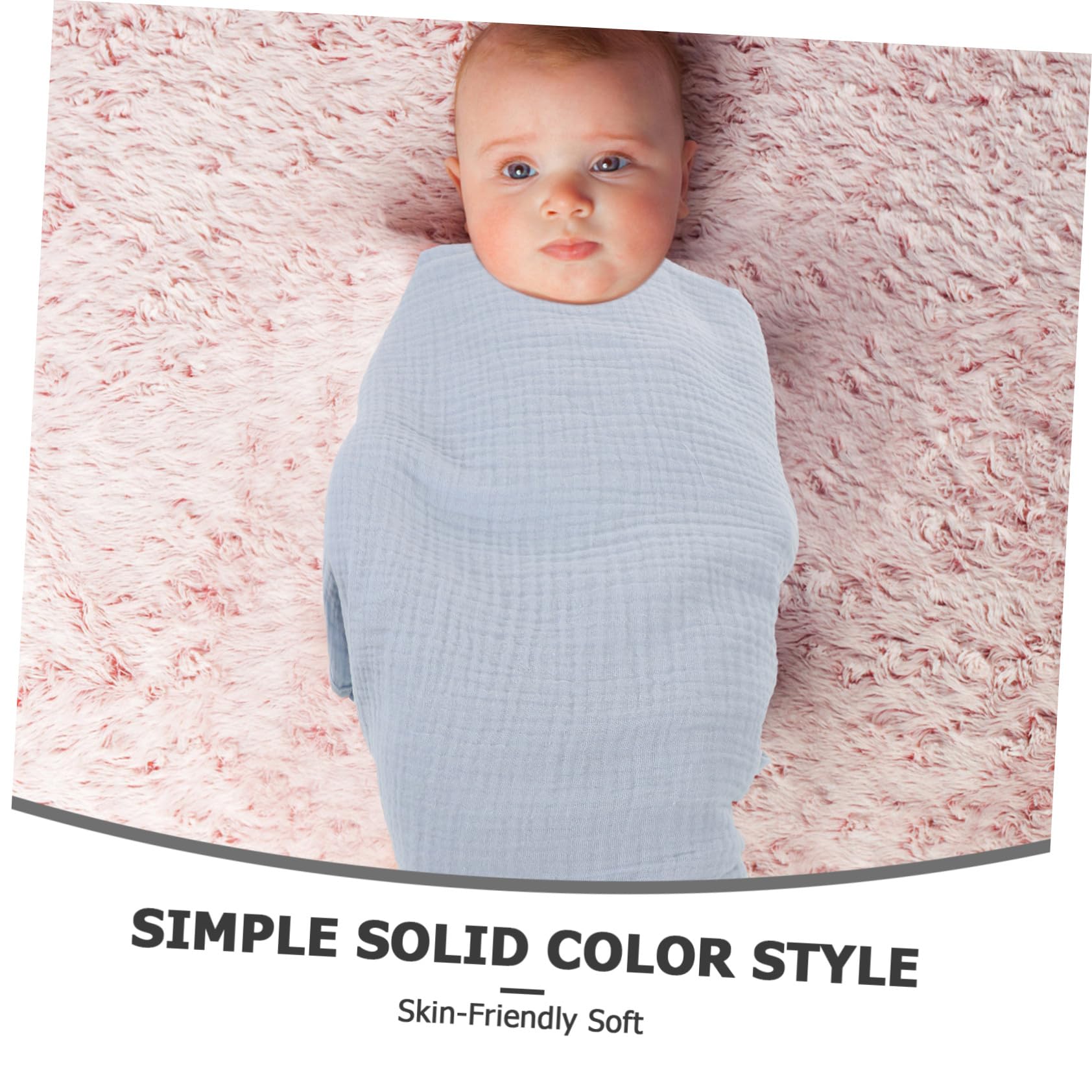 3 Piezas Manta para Recién Nacido de Gasa Envoltura Transpirable para Bebés Unisex Mantas de Muselina para Dormir y Baño Fácil de Usar para Padres Primerizos