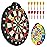 18 inch Magnetic Dart Board Set for Kids, Indoor Outdoor Game Dart Game with 12 Darts, Dartboard Toys Gifts for 8 9 10 11 12 Year Old Boys