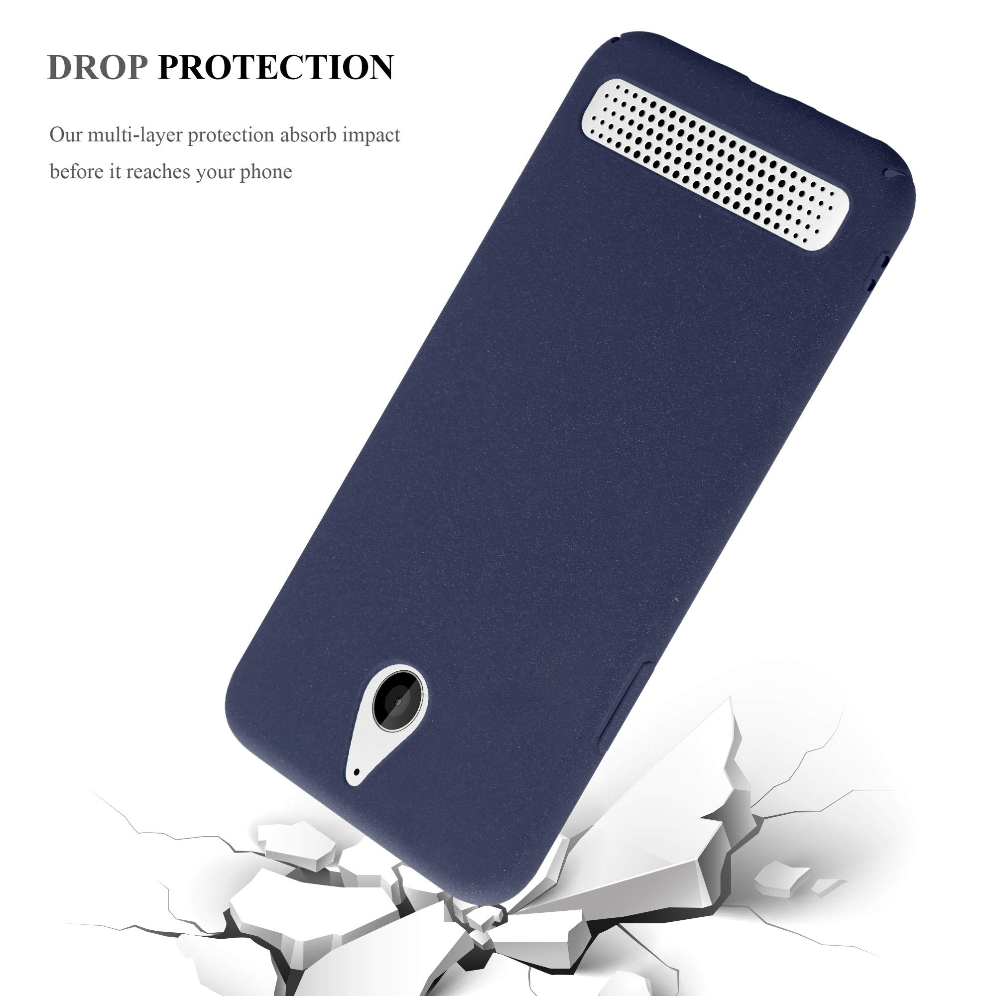Cadorabo Custodia per Sony Xperia E1 in FROSTY VERDE - Rigida Cover