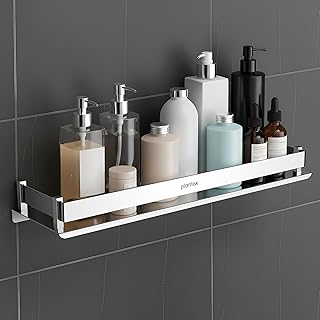 Plantex Stainless Steel Bathroom Shelf Rack/Bathroom Organizer/Wall Shelf for Bathroom Accessories Set/Kitchen Stand/Kitch Price In India