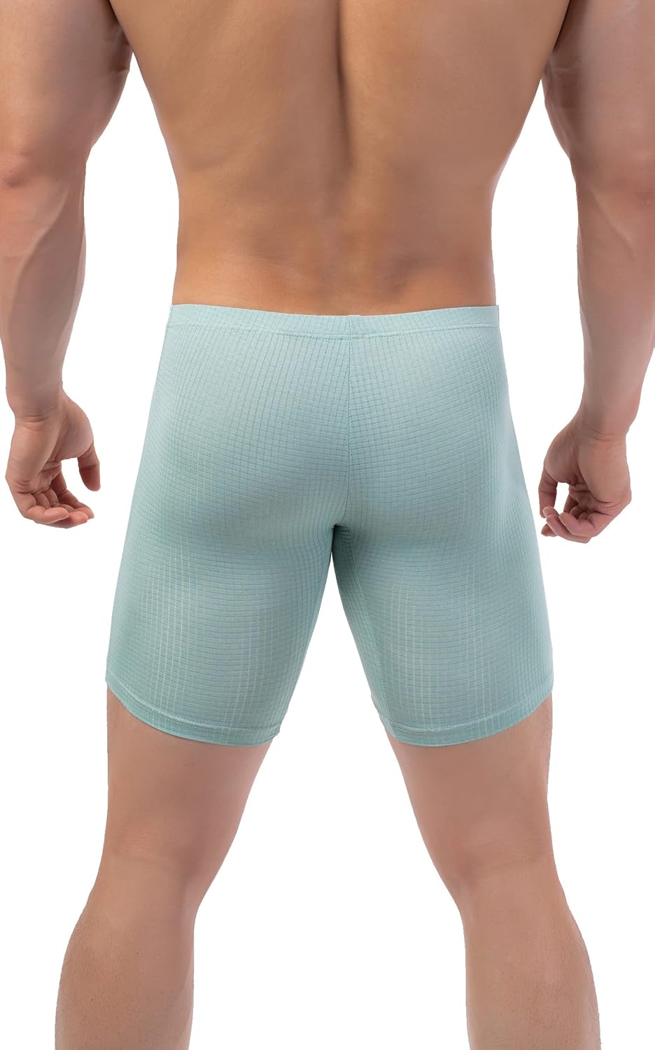 iKingsky Men's Breathable Long Leg Boxer Briefs Sexy Bulge Trunks No Ride Up Shorts Underwear Seamless Pouch Under Panties - Image 7