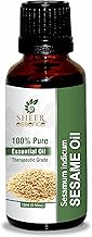 Petroli de s&egrave;sam -Sesamum Indicum- Transporter Oil 100% pur natural no dilu&iuml;t Oli terap&egrave;utic Grau 8,45 Fl.OZ