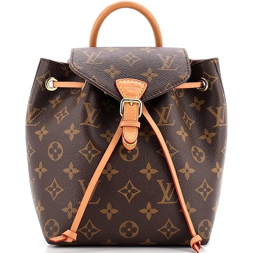 Louis Vuitton, Pre-Loved Montsouris NM Backpack Monogram Canvas BB, Brown