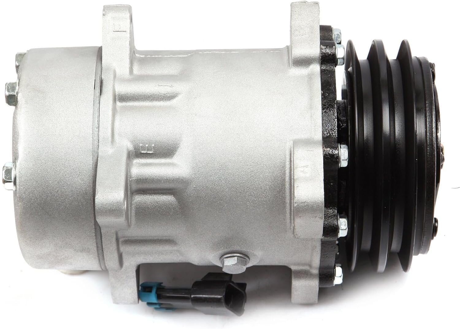 A/C Compressor with Clutch, AC Compressor 1987-2015 Fit for P-eterbilt 320 1985-2008 for P-eterbilt 379 1987-1995 for Kenworth T600A SD7H15 Air Conditioning Compressor
