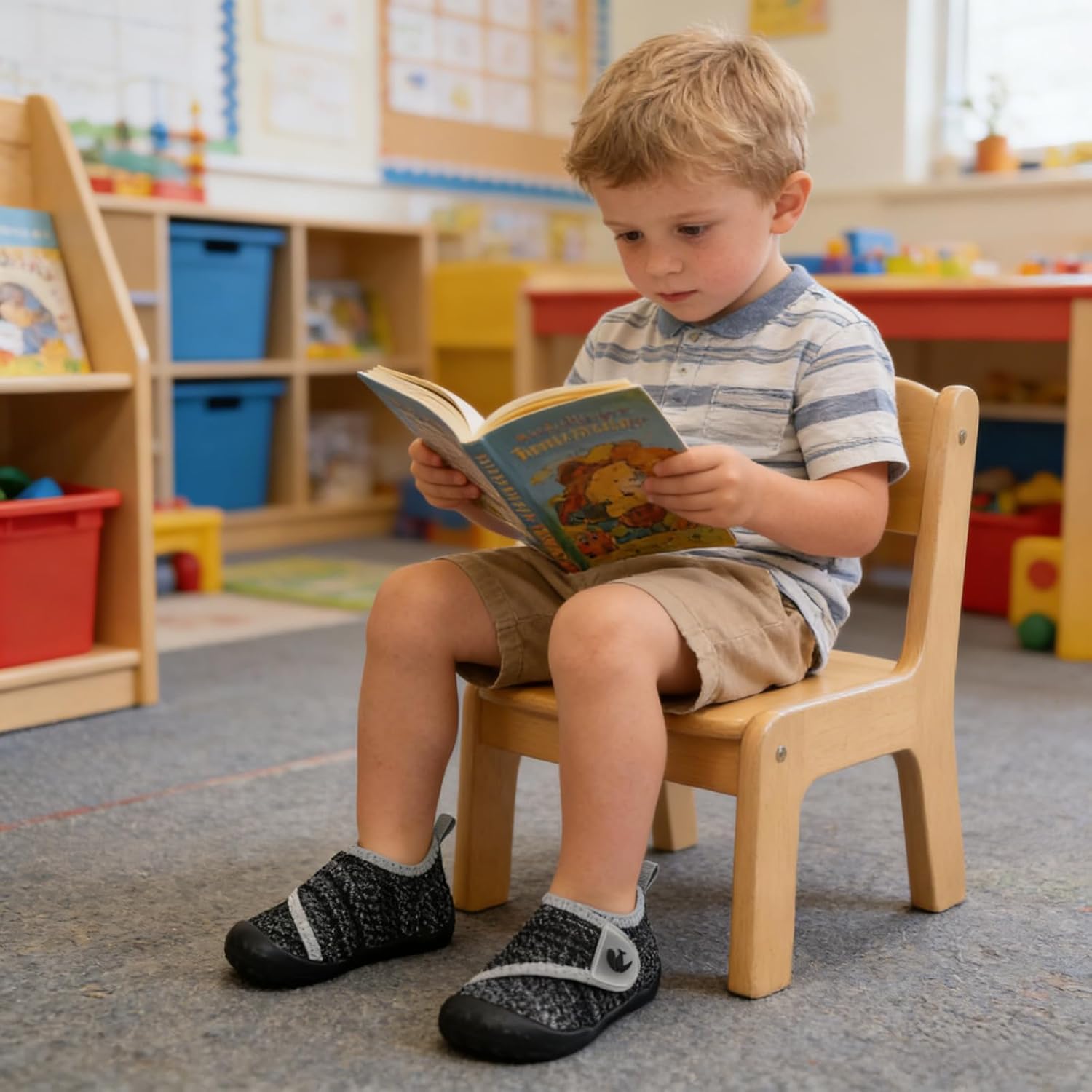 FEETCITY Baby First Walking Shoes Wide Baby Shoes Infant Sneakers Newborn Crib Shoe Barefoot Lightweight Slip On Shoe - Image 2