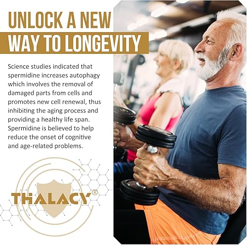 Miniatura 7 de Spermidine Supplements 13mg - 1300mg Cápsulas de extracto de germen de trigo, fórmula potente con mayor contenido de espermidina y zinc para un