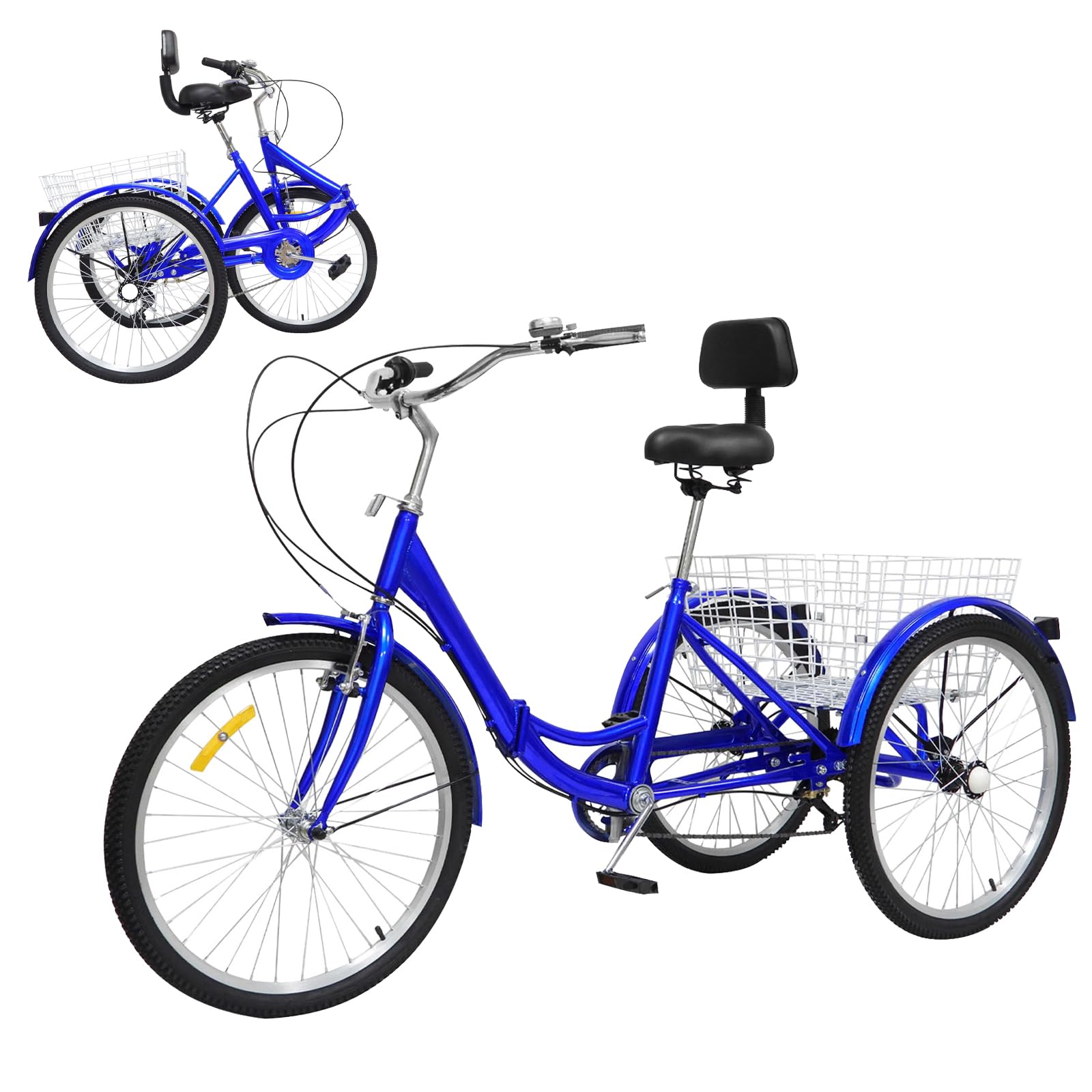 24" 7 velocità triciclo per adulti
