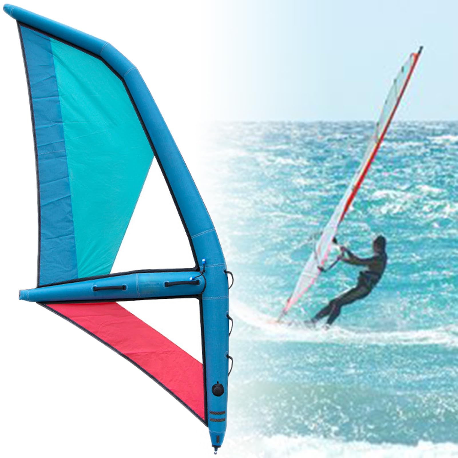 LYDZUSDP Inflatable Sail,Inflatable Stand Up Paddleboards Board,Inflatable Paddle Board,Freestanding Paddle Board Wind Surfing Paddle Board,Inflatable Sail Kitesurfing Kite