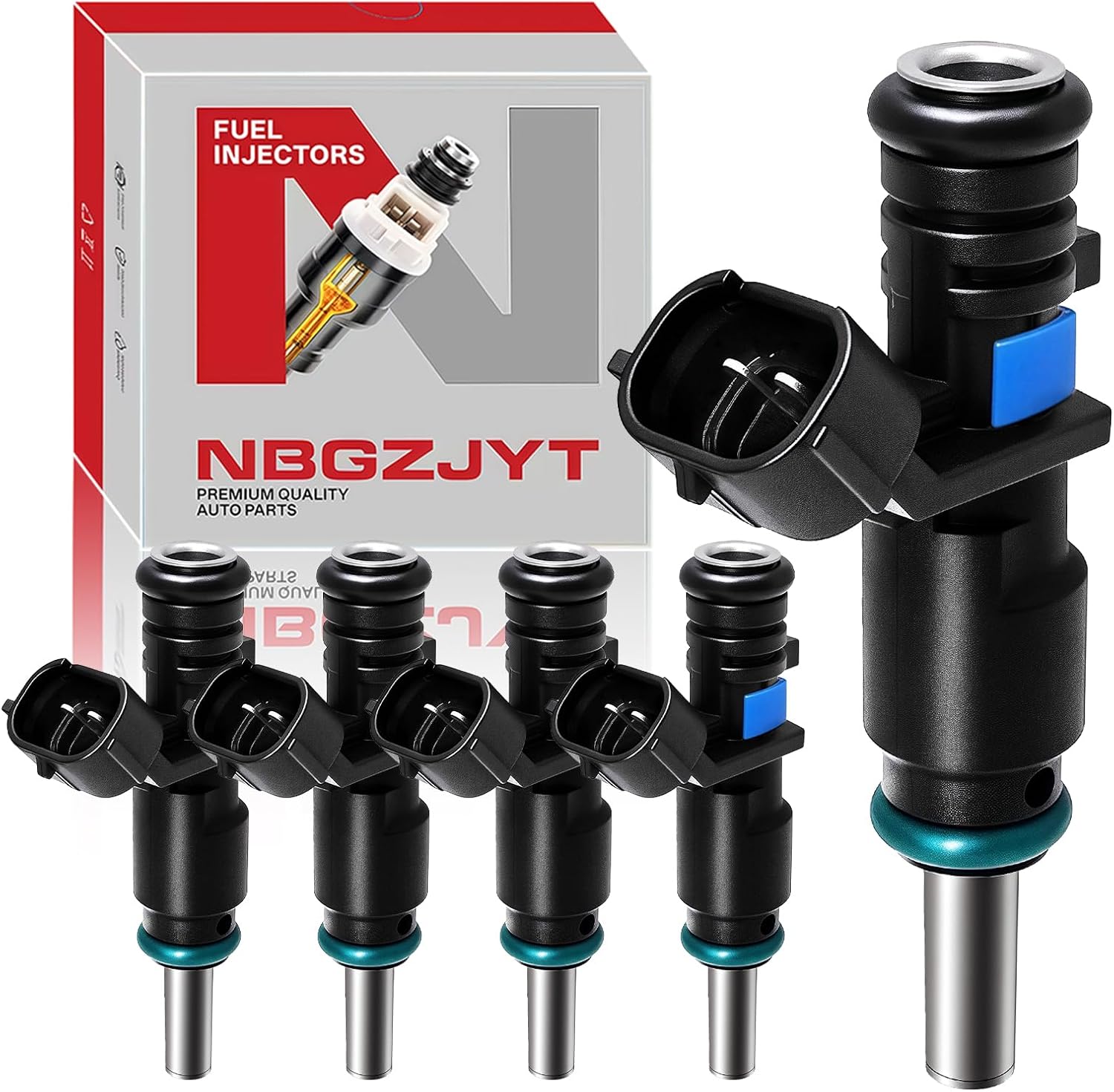 Fuel Injectors 07K906031C FJ1067 Compatible with Volkswagen Beetle 2008-2018 Golf 2010-2014 Jetta 2007-2017 Passat 2012-2014 Rabbit L5 2.5L Replace 85212237 800-2103N