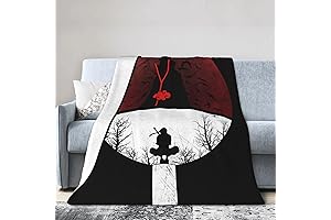 Cute Anime Itachi Soft Lightweight Flannel Fleece Throw Blanket
