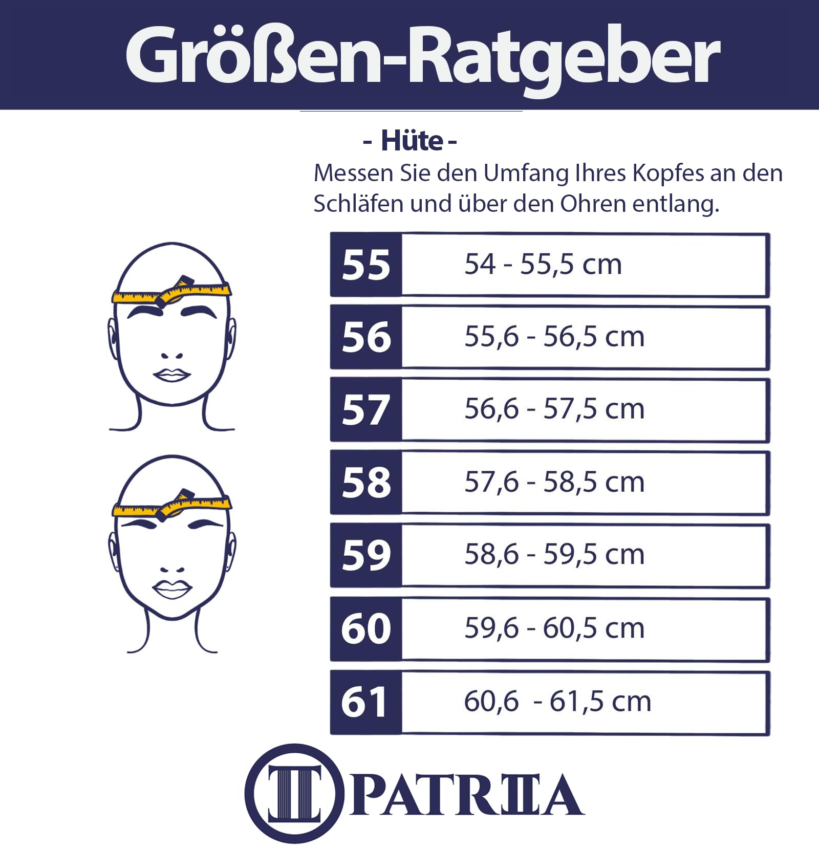 Patriia Panamahut mit Deutscher Flagge handgefertigt Strohhut für Herren Damen