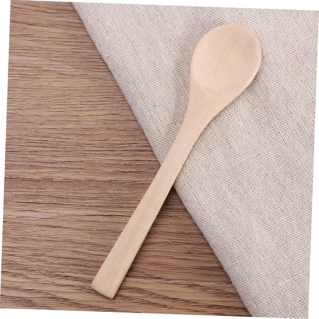 12pcs Wooden Spoons Handmade,Small Wooden Spoons Wood Honey Teaspoon Wooden Kitchen Spoon,13cm