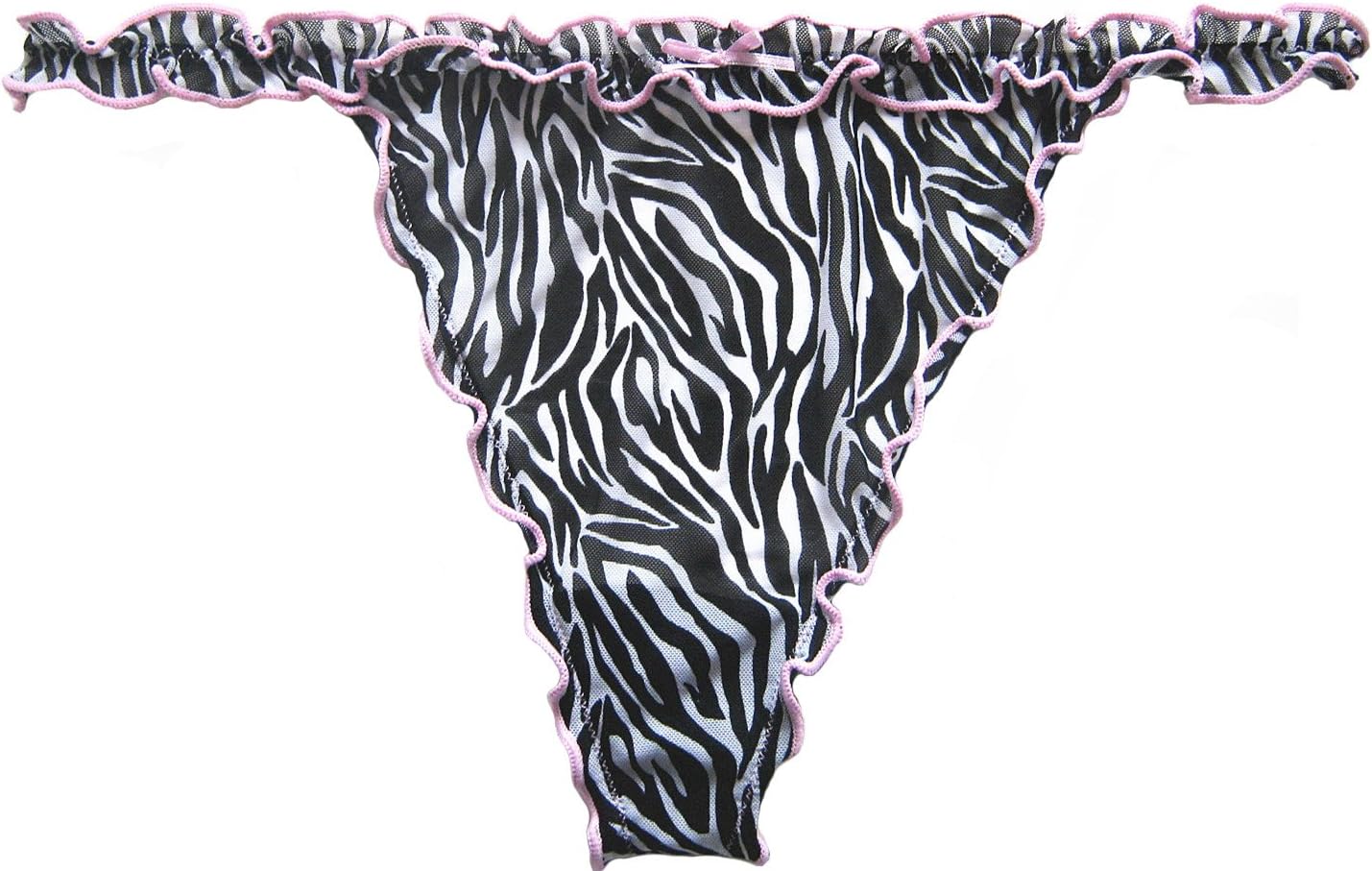 Black and White Zebra Print Thong,to fit UK14