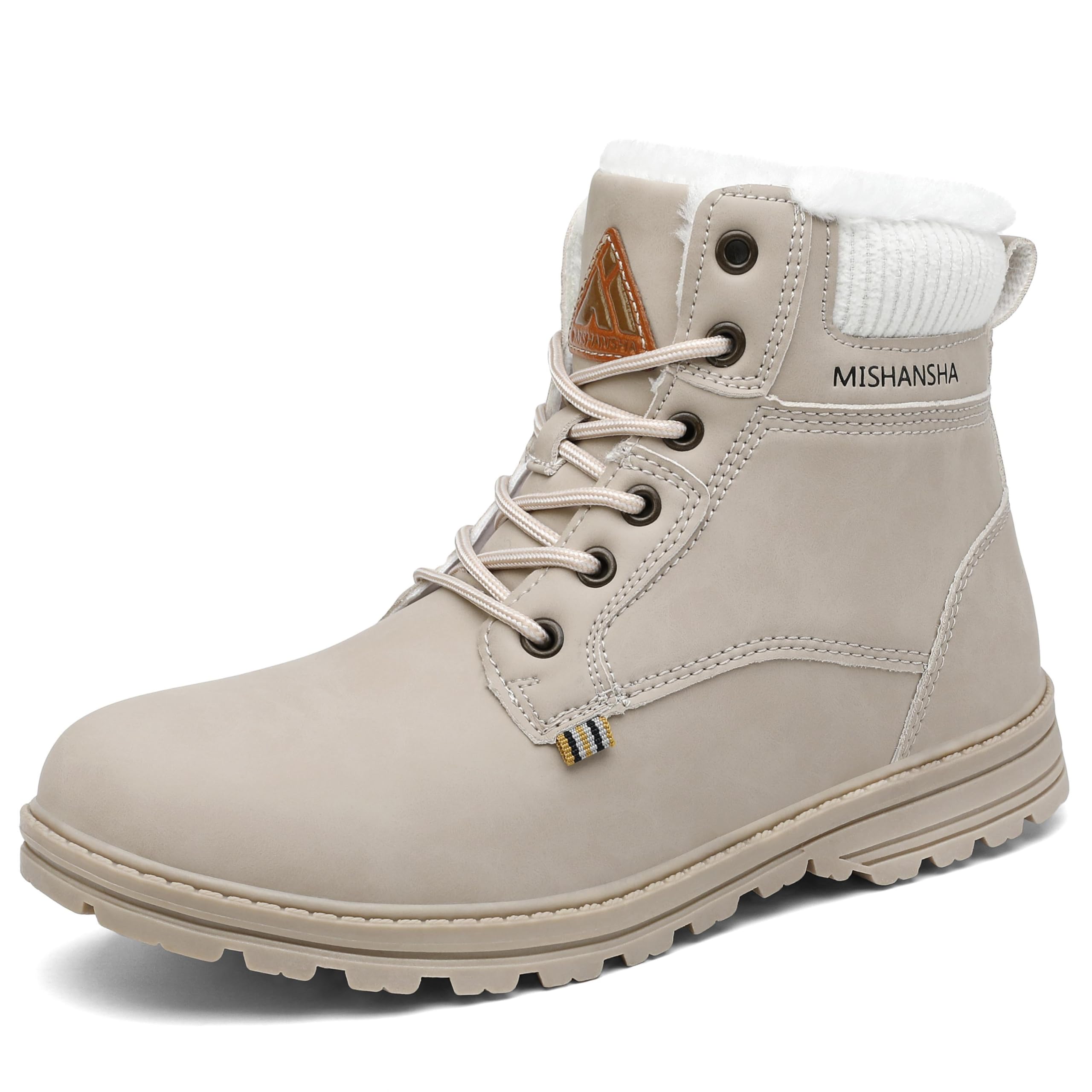 Mishansha Uomo Scarpe Invernali Donna Stivali da Neve Calda Impermeabili Outdoor Sneakers da Trekking Taglia 36-48 EU