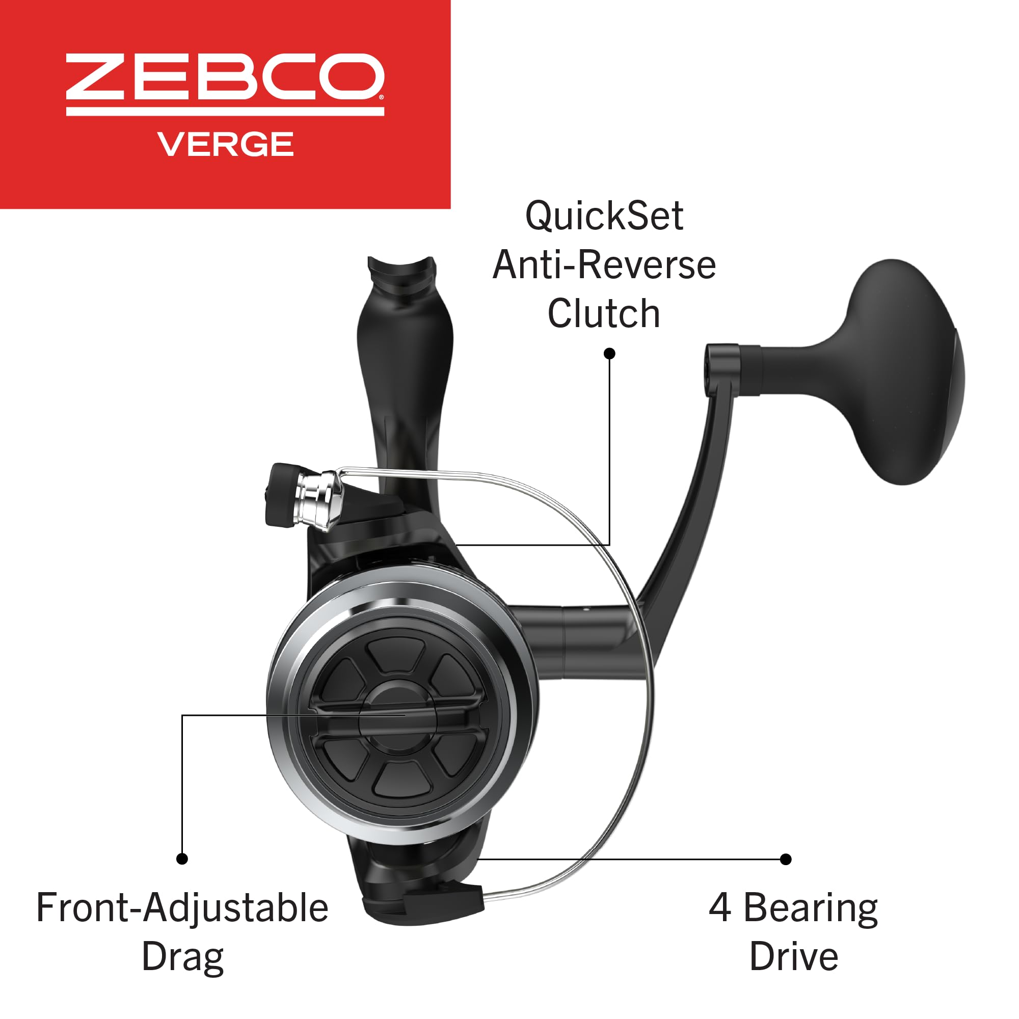 Amazon | Zebco Verge スピニングフィッシングリール サイズ60リール