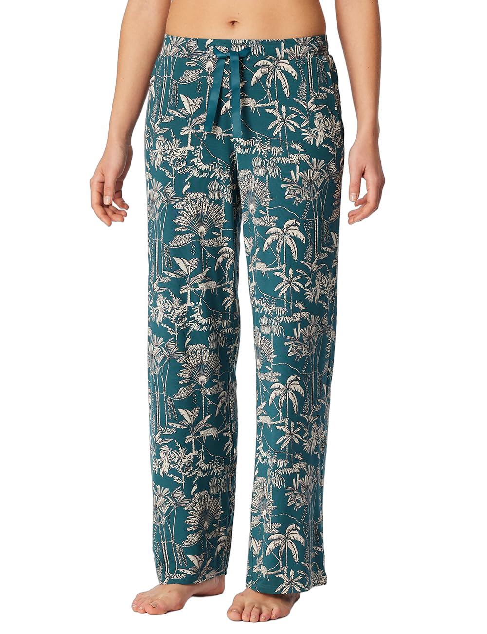 Schiesser Damen Schlafhose lang Lounge Marleneschnitt Modal - Mix + Relax