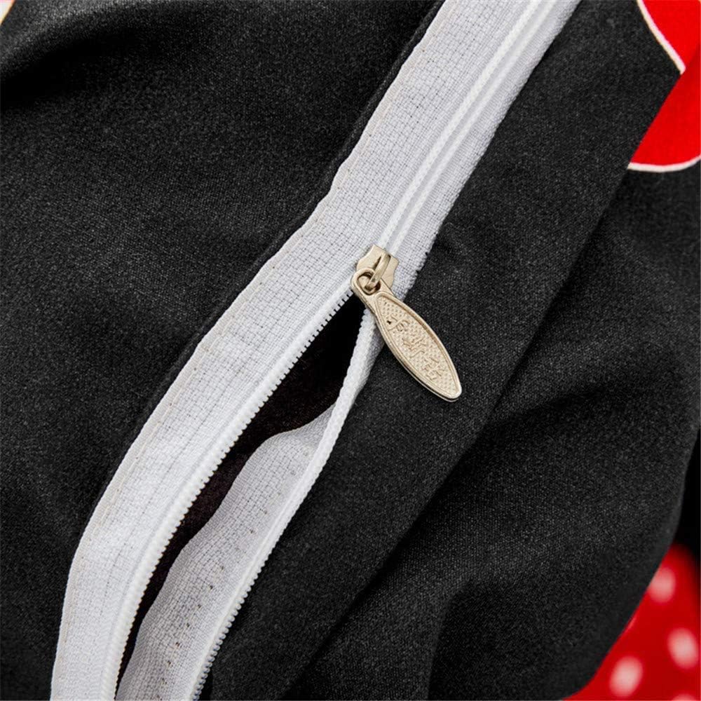 Kawaii Bedding Strawberry Duvet Cover Red and Black Comforter Cover Set Queen Aesthetic Comforter Cover for Kids Boys Girls Teens Cute Decor Bedding Set Fruit Theme Red Black Reversible Quilt Cover - Image 7