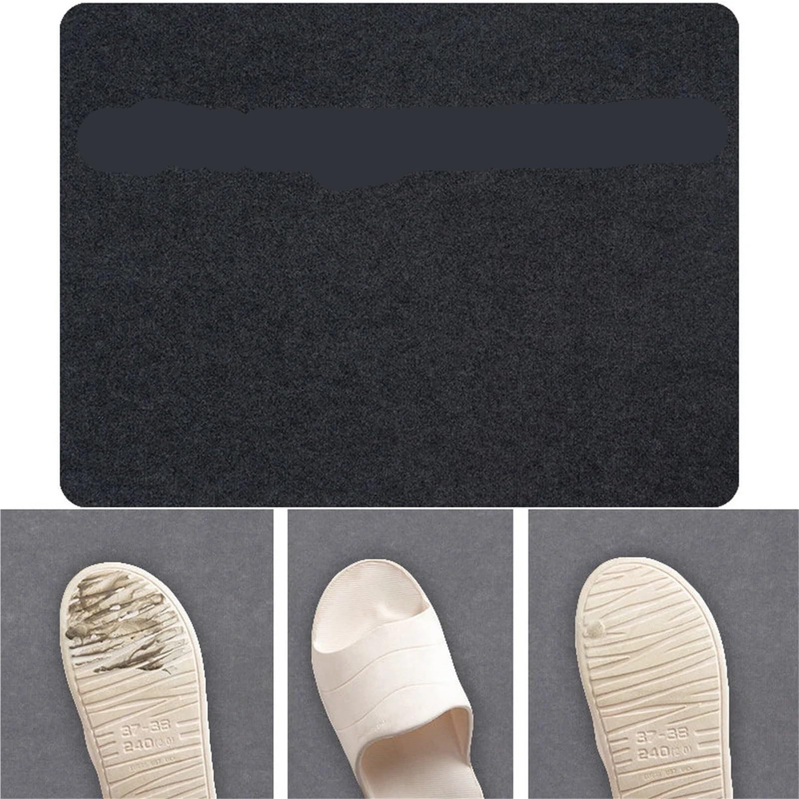 Tappetino for sedia da ufficio autoadesivo antiscivolo for camera letto Sedia for computer Tappeto Tappeti reclinabili Protezione for pavimento for porta d'ingresso Per Parquet(Dark grey,100x120cm)