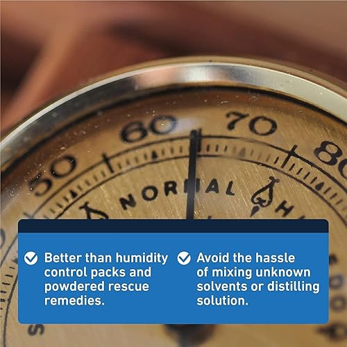 Miniatura 3 de Essential Values - Solución de humidor propilenglicol para humidificadores de cigarros paquete de 2 accesorios de humidor de 16 onzas