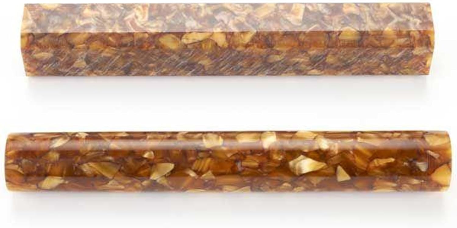 Woodriver Acrylic Turning Blank - Carmel Popcorn - 3/4" X 3/4" X 5"