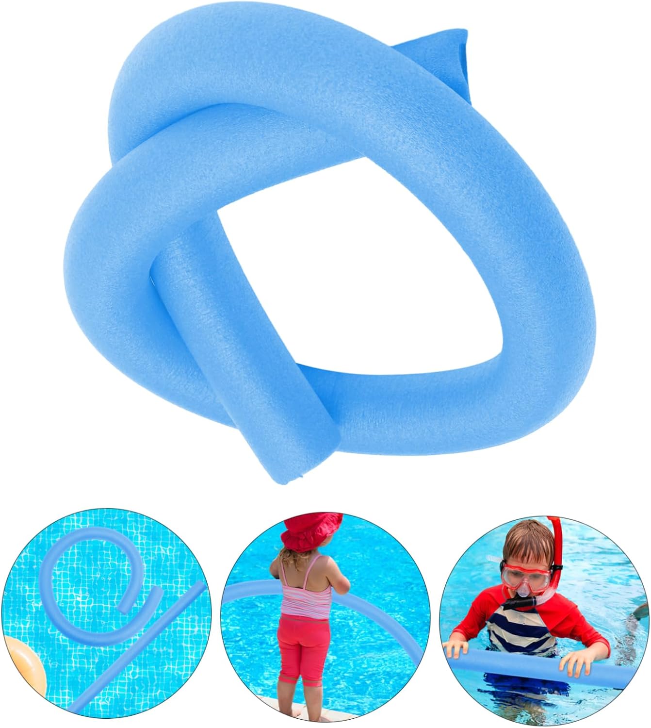 HEMOTON Swimming Pool Noodles Foam Noodles for Floating Lightweight and Swim for Adults for Pool Beach Lake Fun