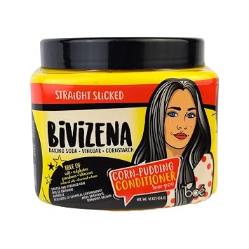 BOE COSMETICS Boe Bivizena Hair Line - Stop the Puff/Natural Straight with cornstarch Mask