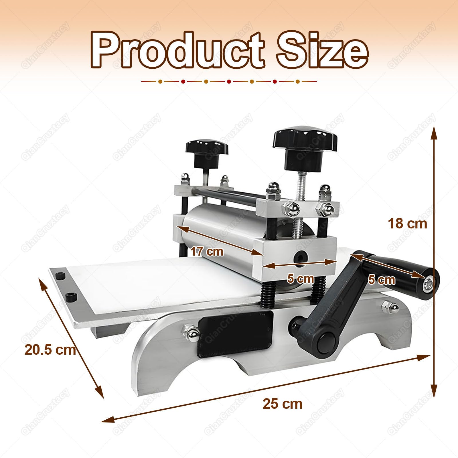 Presse à Graver Manuelle Portable avec Surface 14x7 Pouces,Machine d'impression Multifonctionnelle avec Rouleau en Acier de Précision,pour l'impression Professionnelle sur Bois et cuivre